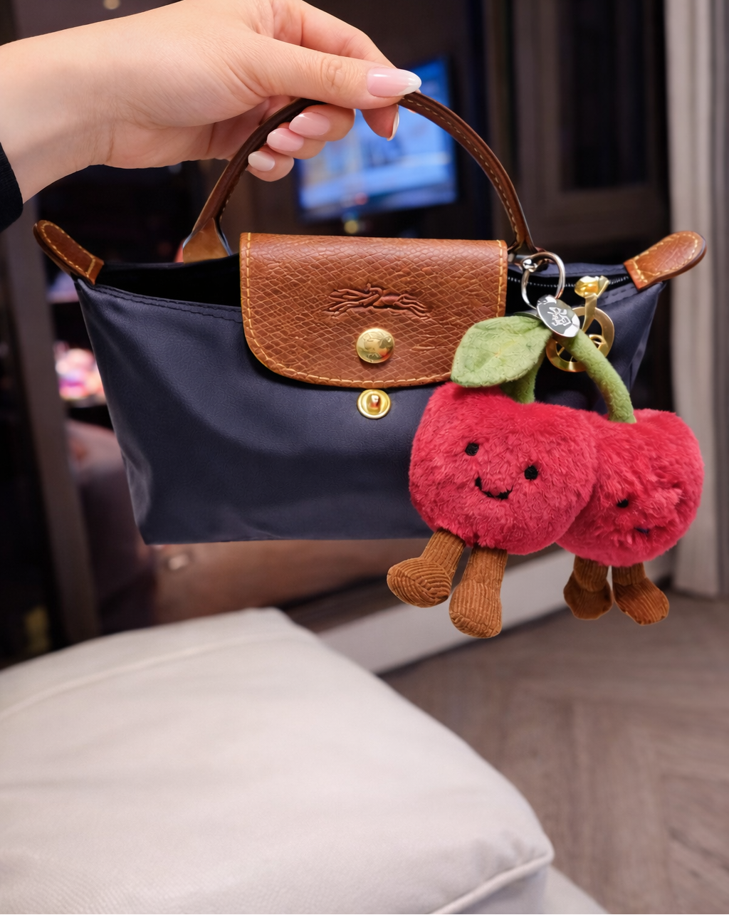 Snugjelly cherry keychain